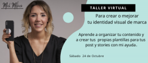 Taller Virtual para crear o mejorar tu identidad visual de marca