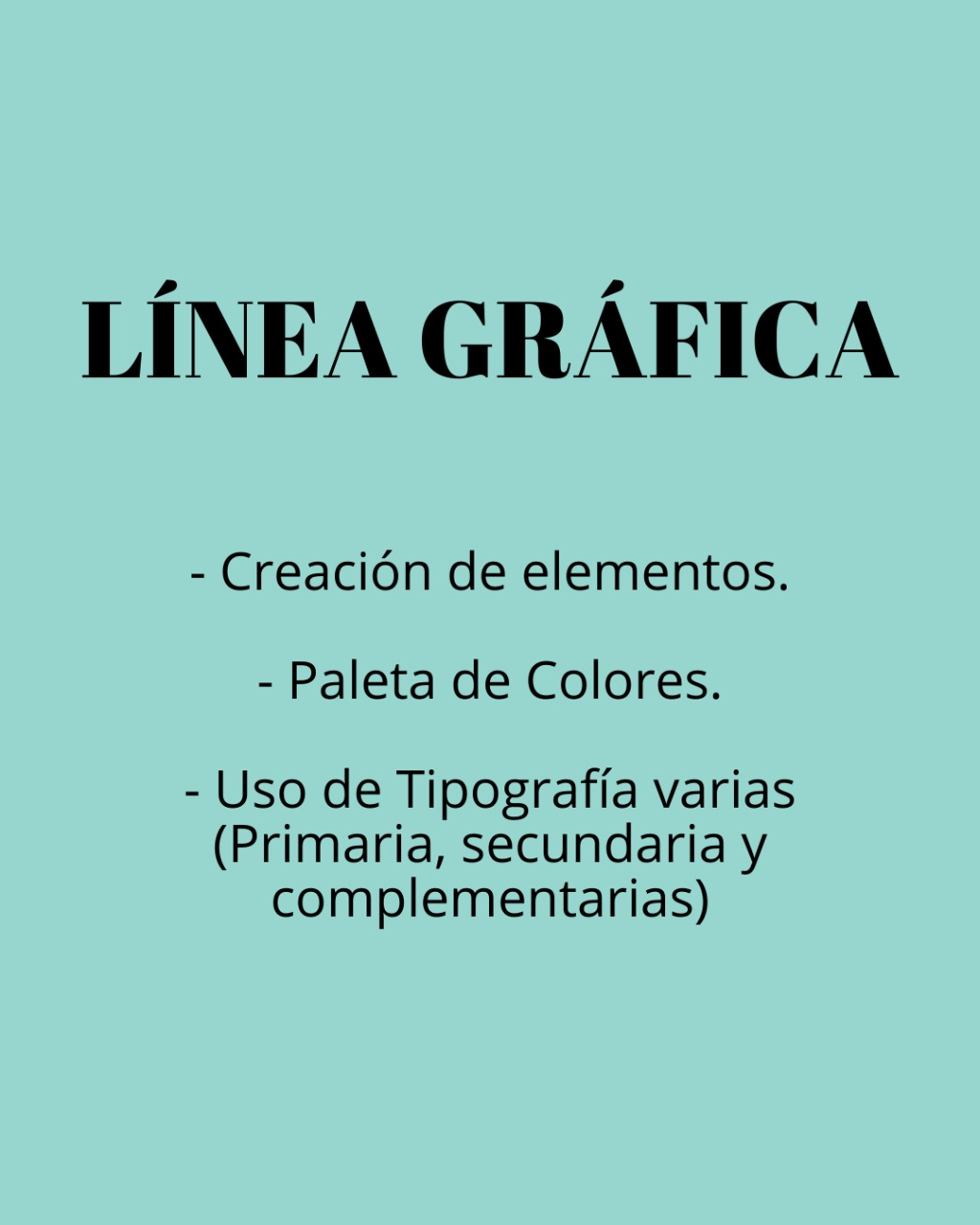 Línea Gráfica