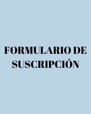 Formulario de suscripción