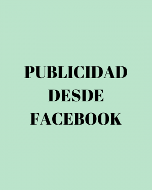 Publicidad desde Facebook