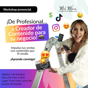 Curso PRESENCIAL MONTERREY De profesional a CREADOR DIGITAL